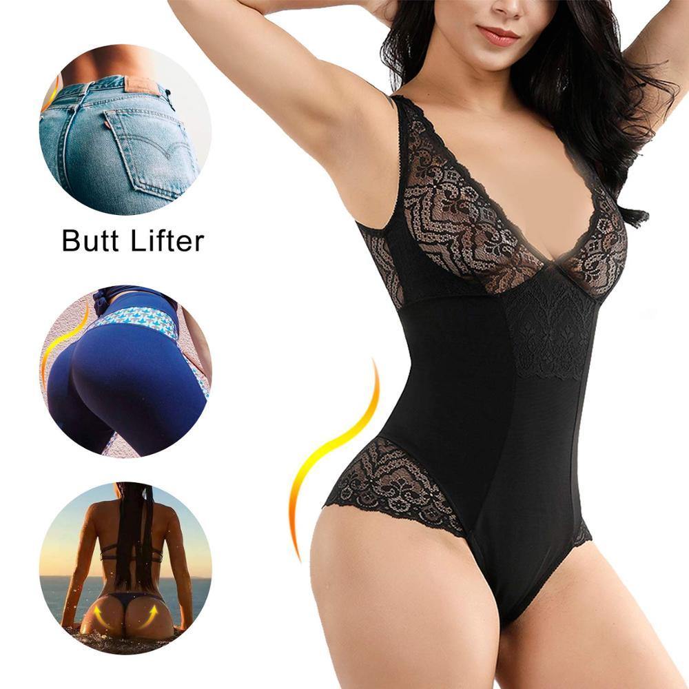 Luxe Lace Body control Bodysuit - DeeTrimmer
