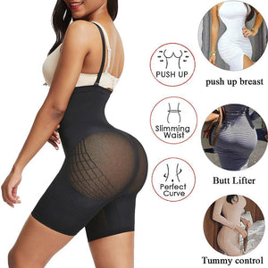 Fashion Womens Lir Tummy Control High Waist Hip Padded Body Shaper Thigh  Slimmer